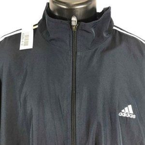 ADIDAS MEN'S NAVY PULLOVER HALF ZIPPER SHIRT XXL